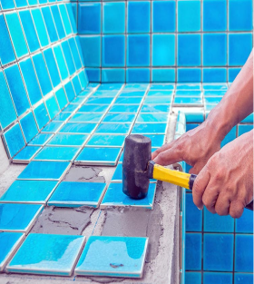 Pool Tiles Installation